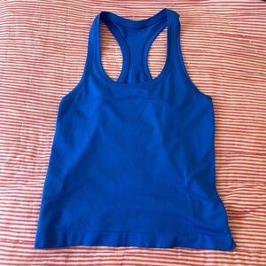Lululemon Blue Racerback Swiftly Tech